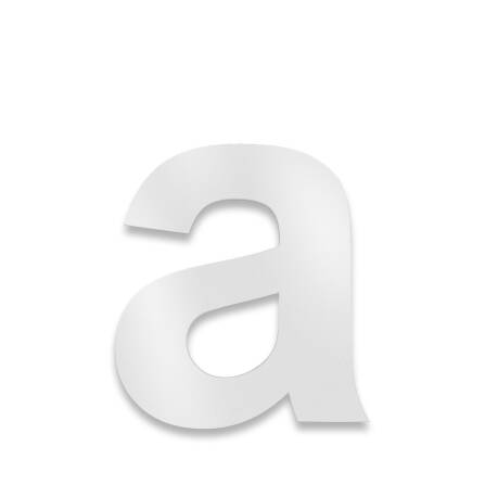 Metzler Hausnummer | Edelstahl | Arial | Weiß |...