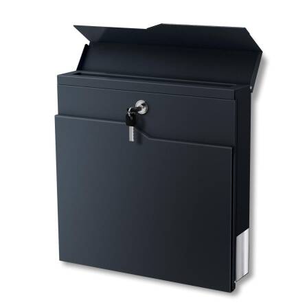 Abdeckung für Zeitungsfach in Edelstahl | beidseitig verwendbar