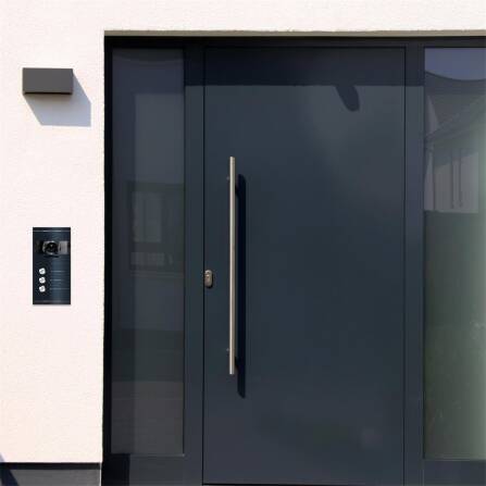 Metzler VDM10 2.0 Mehrfamilien Video-Türsprechanlage | 3 Klingeltaster | Colson