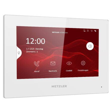 Metzler Intercom Innenstation Home, 7 Zoll Touchscreen,...