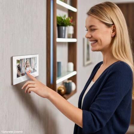 Metzler Intercom Innenstation Home, 7 Zoll Touchscreen, weiß