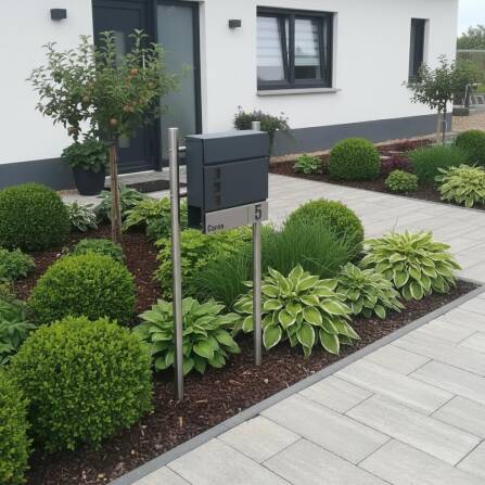 Metzler  Boîte aux Lettres Anthracite Acier Hublots | Svena