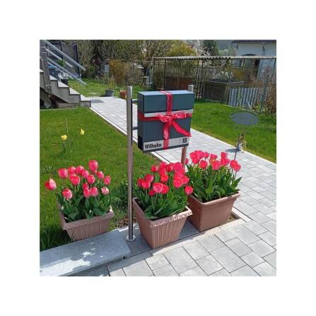 Metzler Briefkasten Anthrazit RAL 7016 | Gustav