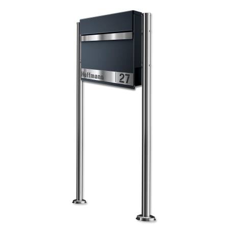 Metzler Boîte aux Lettres Support Anthracite RAL...