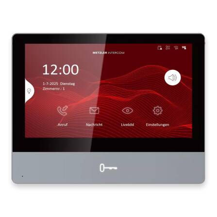 Metzler Intercom Innenstation Pro, 7 Zoll IPS...