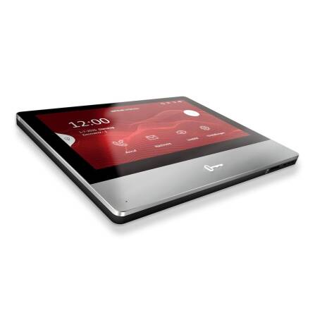 Metzler Intercom Innenstation Pro, 7 Zoll IPS Touchscreen, LAN PoE schwarz - grau