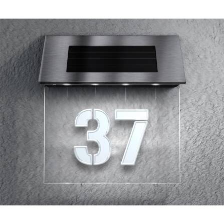 Metzler Solar-Hausnummer | gravierte Hausnummer |...