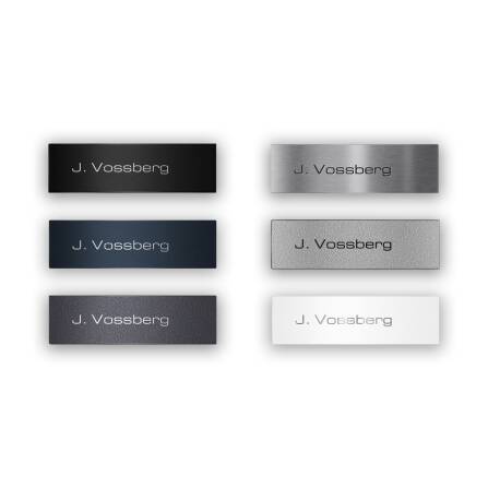 Metzler VDM10 Ersatz Namensschild mit Lasergravur...