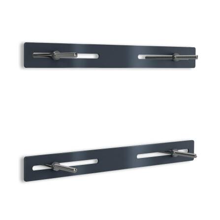 Zaunbefestigung für Briefkästen in Anthrazit