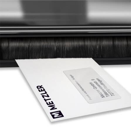 Metzler Briefeinwurf aus Edelstahl mit Isolierdichtung Einwurfklappe Einwurfblende Briefschlitz