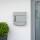 Metzler Briefkasten Graualuminium hochwertiger Stahl Sichtfenster | Cube