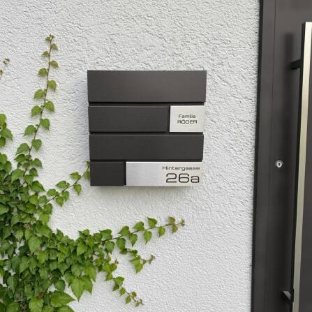 Metzler Boîte aux Lettres Design Mica de Fer Acier Inoxydable | G