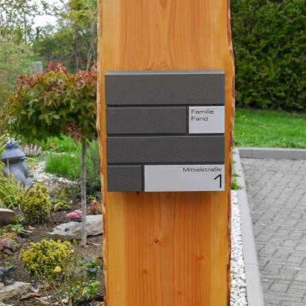 Metzler Boîte aux Lettres Design Mica de Fer Acier Inoxydable | G