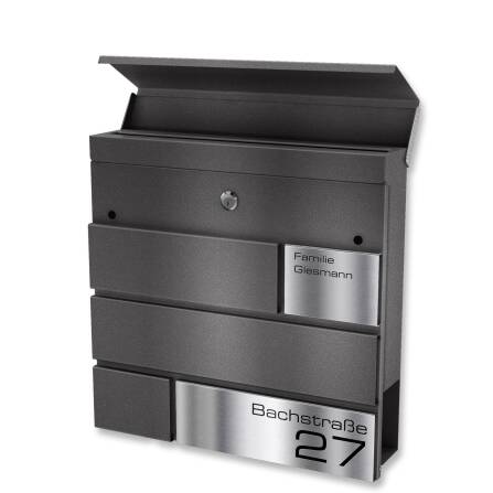 Metzler Boîte aux Lettres Design Mica de Fer Acier Inoxydable | G