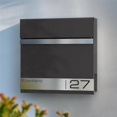 Boîte aux Lettres Metzler Mica de Fer avec Gravure Laser | Stencil