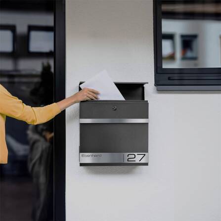 Boîte aux Lettres Metzler Mica de Fer avec Gravure Laser | Stencil