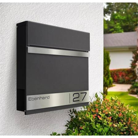 Boîte aux Lettres Metzler Mica de Fer avec Gravure Laser | Stencil