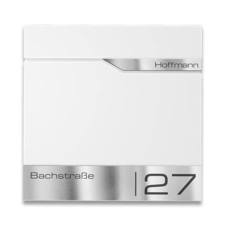 Metzler Briefkasten Verkehrsweiß RAL 9016...