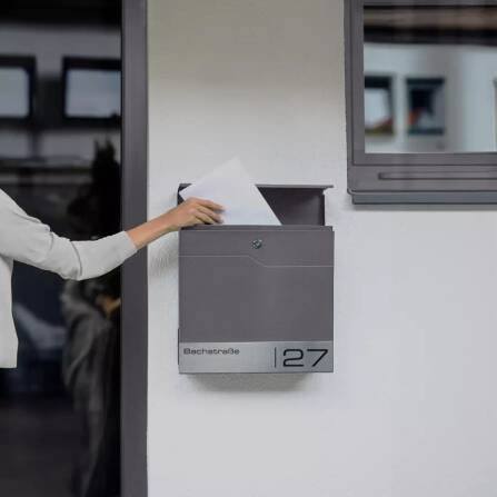 Metzler Boîte aux Lettres Mica de Fer DB 703 Acier de haute Qualité | Siebert