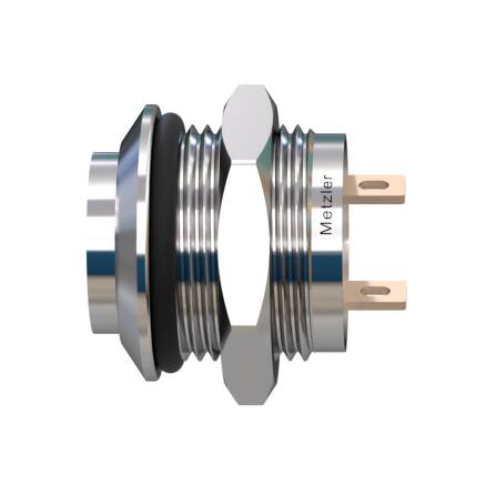 Metzler - Drucktaster 12mm - IP67 IK10 - Edelstahl -...