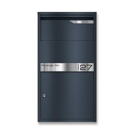 Metzler Paketbox Anthrazit RAL 7016 | personalisiert mit...