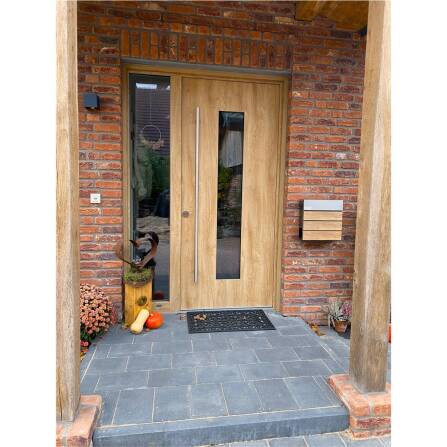 Metzler Briefkasten aus Edelstahl in Holzoptik Eiche | Anton