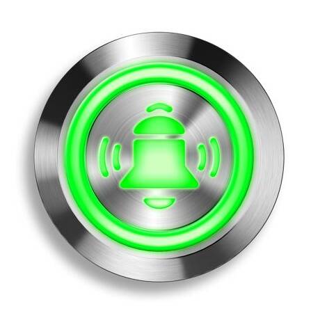 LED-Glockensymbol grün