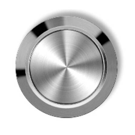 Edelstahl Schalter unbeleuchtet (rastend)