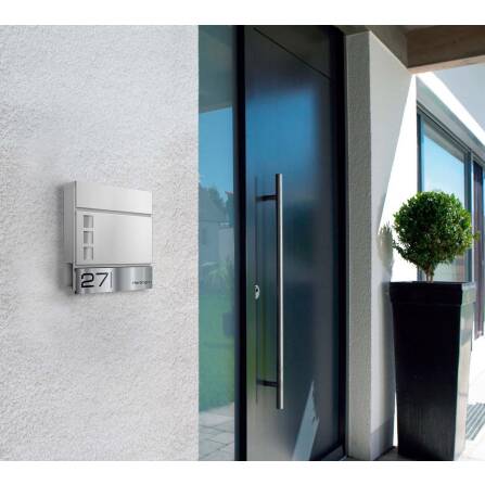 Metzler Briefkasten RAL9016 Stahl Verkehrsweiß | Oltmann