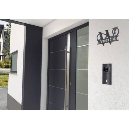 Personalisiertes Monogramm aus Edelstahl DB703 18 x 27 cm...