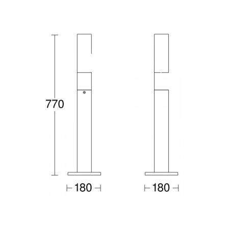 LED Außenleuchte | GL 65 | Anthrazit