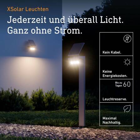 Solarleuchte | XSolar L-S One | Weiß