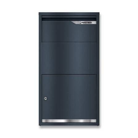 Metzler Cassetta per pacchi Antracite RAL 7016 | inossidabile e robusta | per pacchi fino alla taglia S | Avalon 3