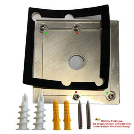 Aufputzversion und Universaldübel + WDVS-Dübel