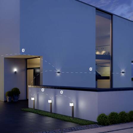 LED Außenleuchte | GL 80 C | Anthrazit | Bluetooth