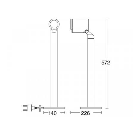 LED-Strahler | Spot Way | Anthrazit