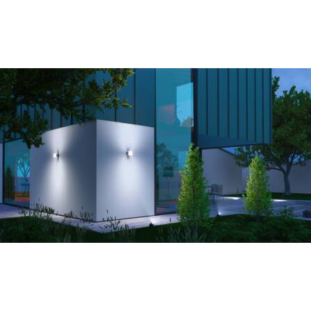 LED Außenleuchte | L 835 SC | Silber | Sensor & Bluetooth