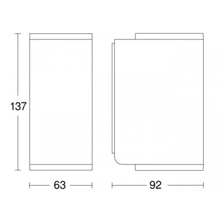 LED Außenleuchte | L 930 | Anthrazit