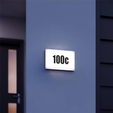 LED Außenleuchte | LN 1 N | Weiß | Dämmerungsschalter