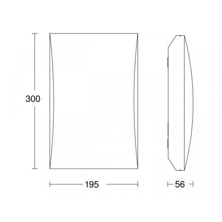 LED Außenleuchte | LN 1 N | Weiß | Dämmerungsschalter