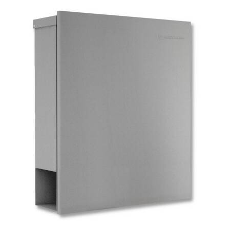 Metzler Briefkasten aus hochwertigem Stahl pulverbeschichtet | Grau | Lepo