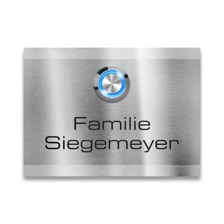 Metzler Türklingel Edelstahl Klingeltaster LED...