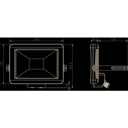 LED-Strahler | theLeda B30L | Weiß