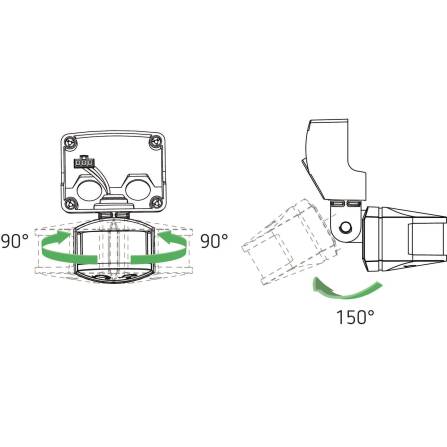 LED-Strahler | theLeda B100L | Weiß
