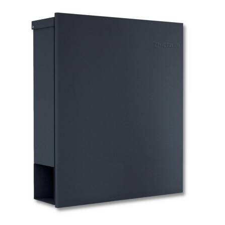 Metzler Briefkasten aus hochwertigem Stahl pulverbeschichtet | RAL 7016 Anthrazit | Lepo