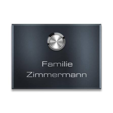 Metzler Funkklingel kabellos Edelstahl V2A | Aufputz...