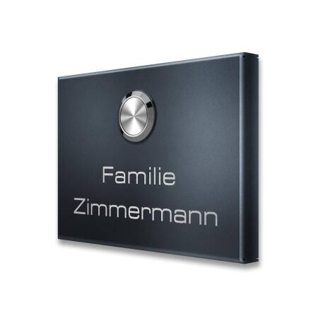 Metzler Funkklingel kabellos Edelstahl V2A | Aufputz...