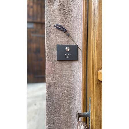 Metzler Funkklingel kabellos Edelstahl V2A | Aufputz Türklingel IP67 | 150m Reichweite | Vitus