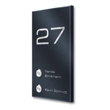Metzler Funkklingel Zweifamilienhaus | personalisiert mit...