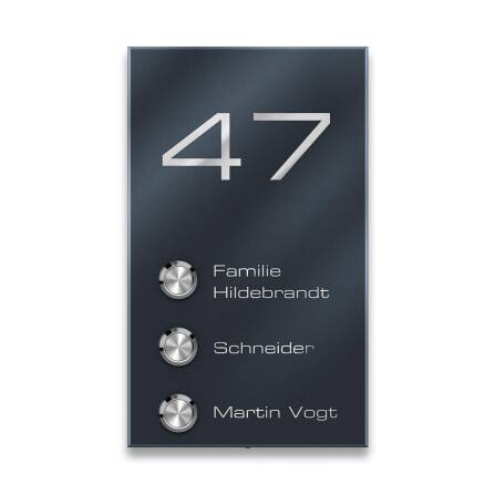 Metzler Funkklingel Mehrfamilienhaus | 3 Klingeltaster |...